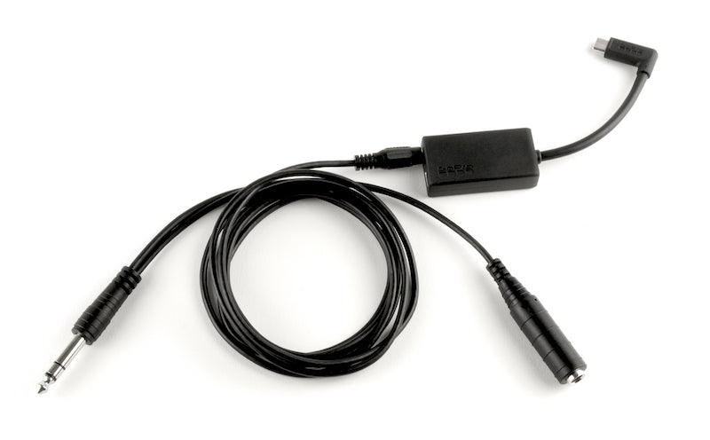 NFlightCam Aviation Audio + Power Cable for GoPro Hero5, 6, 7, 8, 9, 10, 11, 12, and 13 Black