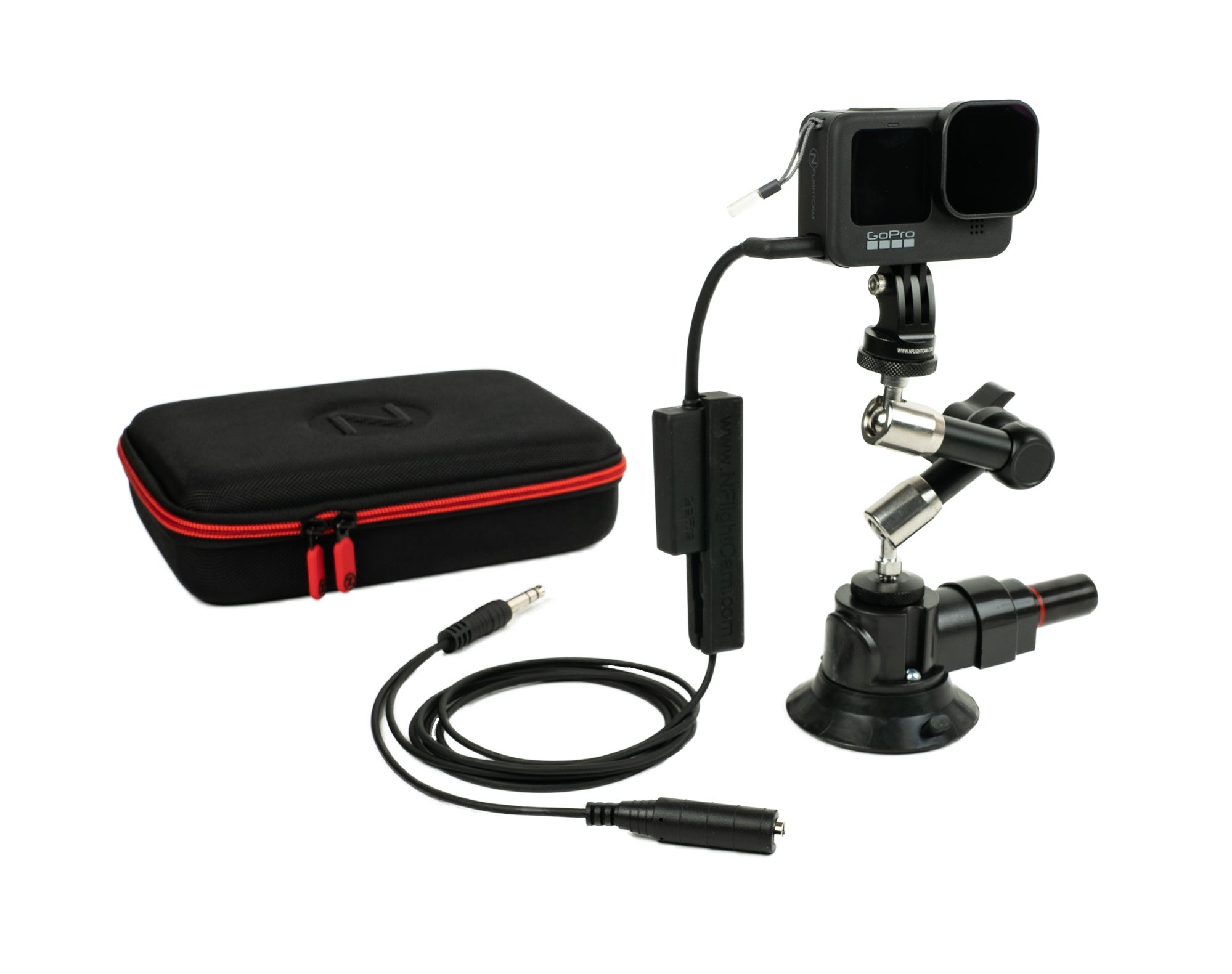 NFlightCam Cockpit Kit for GoPro Hero9, Hero10, Hero11, and Hero12 Black