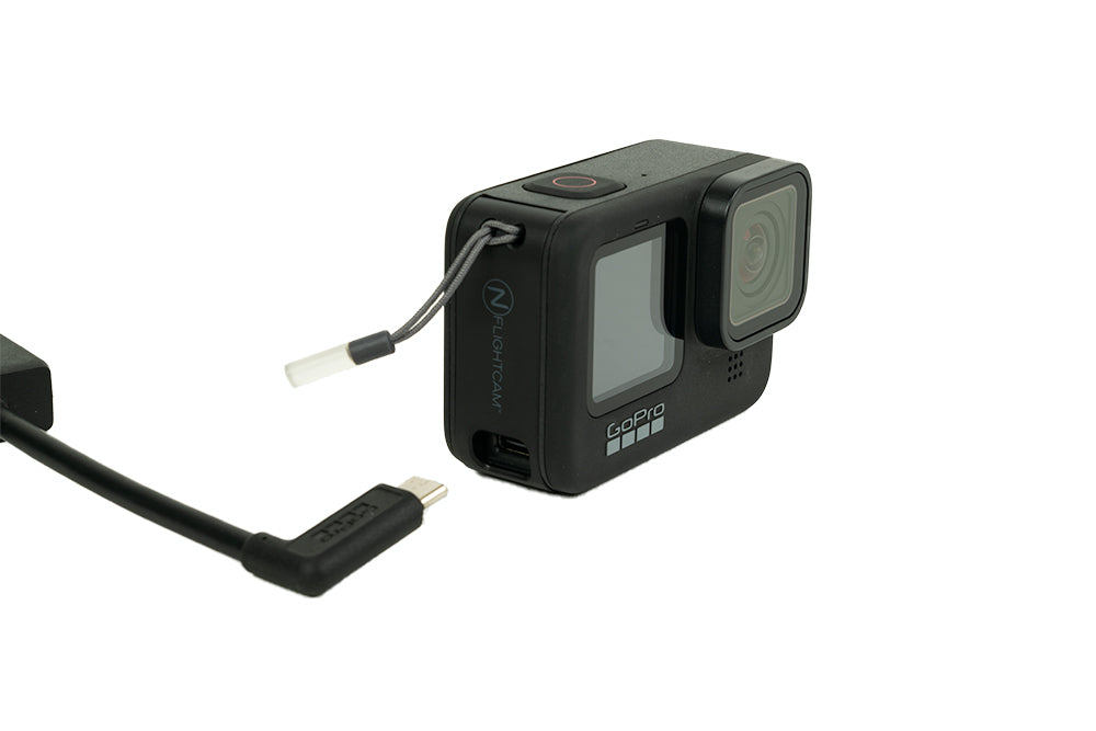 Battery Door for Use with Audio Cable and GoPro Hero8, 9, 10, 11, 12, or 13
