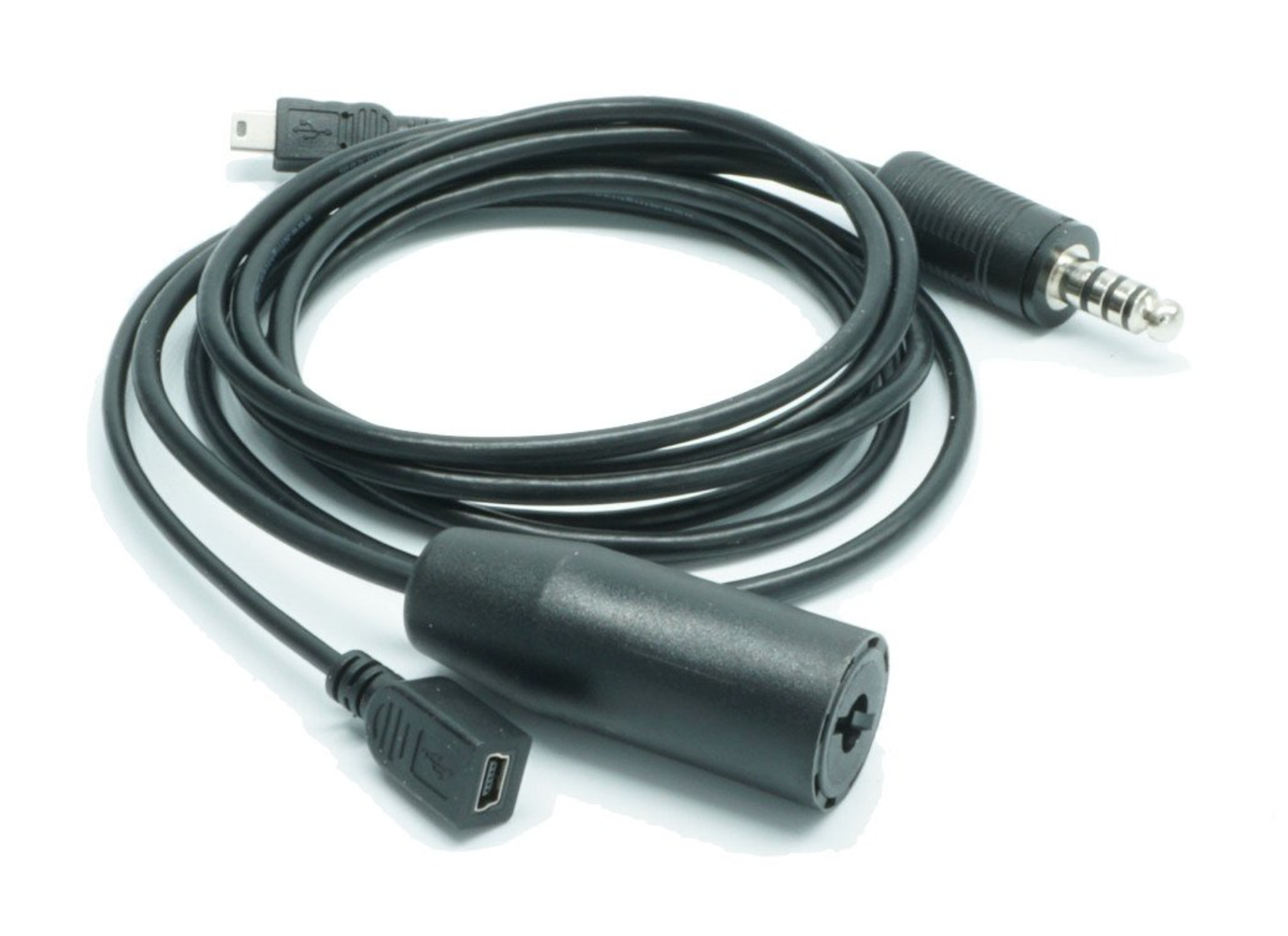 NFlightCam Aviation Audio+Power Cable for GoPro Hero3, 3+, and 4