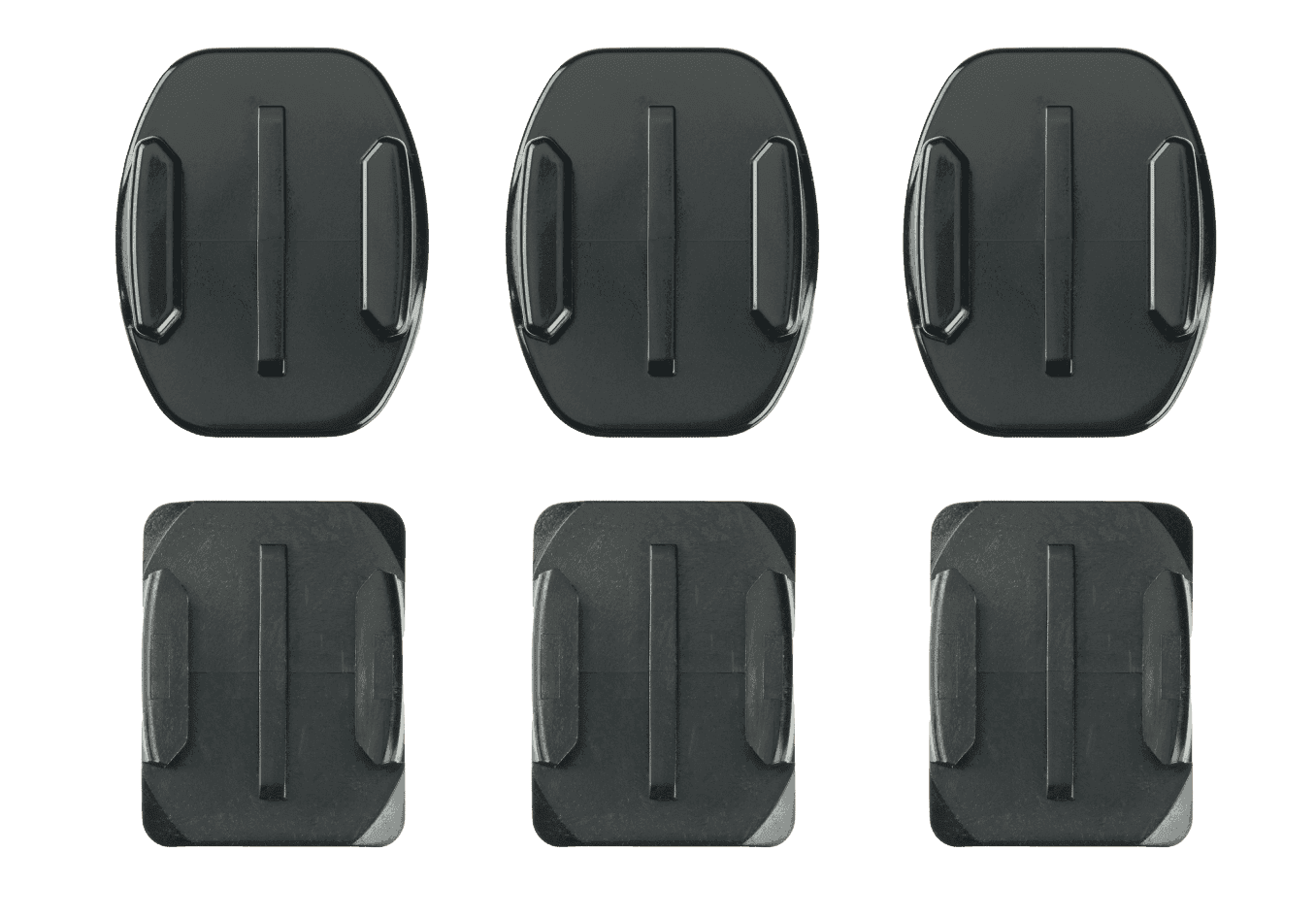 Adhesive Mounts For GoPro Hero 7, 6, 5, 4, 3 - Curved & Flat 3M Sticky Pads