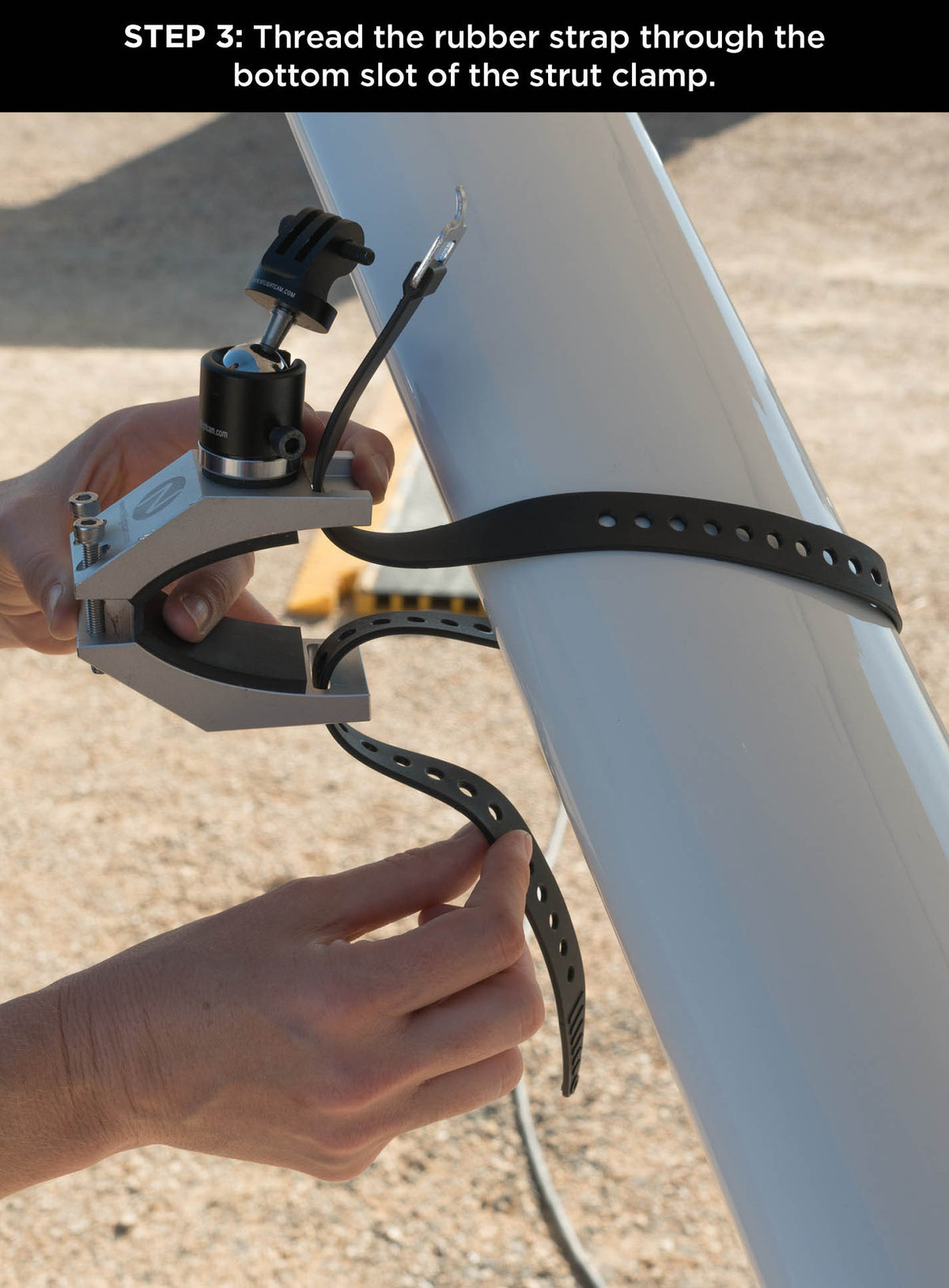 Struts Camera Nflightcam Airplane Strut Clamp Camera Mount