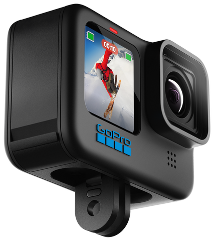 GoPro HERO10 Black with FREE SanDisk Extreme 64GB SD Card and UPGRADED Enduro Rechargeable Battery
